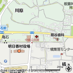明日香村立中央公民館　分館周辺の地図