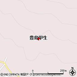 香川県小豆郡土庄町豊島甲生周辺の地図