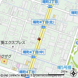 広島県福山市曙町周辺の地図
