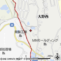 大阪府大阪狭山市大野西841周辺の地図