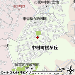 三重県伊勢市中村町桜が丘周辺の地図