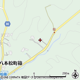 広島県東広島市八本松町篠1038周辺の地図