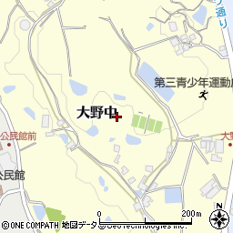大阪府大阪狭山市大野中周辺の地図