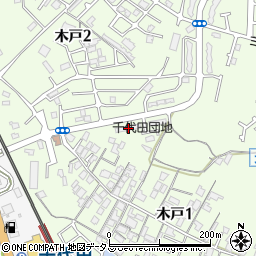 千代田団地周辺の地図