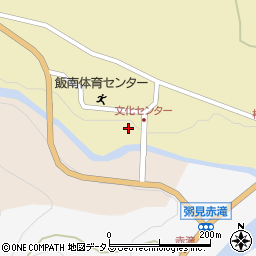 松阪市役所飯南地域振興局　飯南公民館周辺の地図