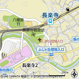 長楽寺公園周辺の地図