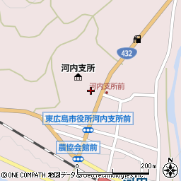 広島県東広島市河内町中河内1205周辺の地図