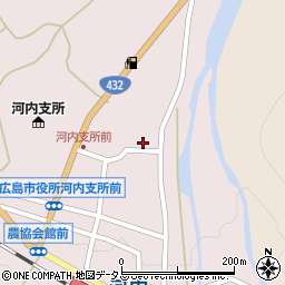 広島県東広島市河内町中河内1322周辺の地図