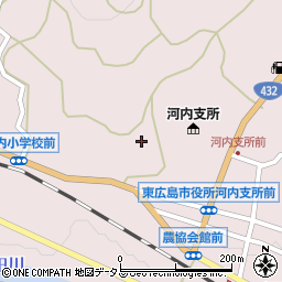 広島県東広島市河内町中河内1112周辺の地図