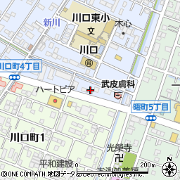 武皮膚科医院周辺の地図