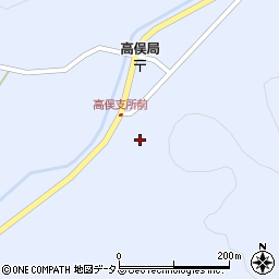 萩市役所　むつみコミュニティセンター・高俣公民館周辺の地図