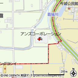 株式会社アンズコーポレーション　奈良工場周辺の地図
