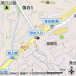 玖村入口周辺の地図