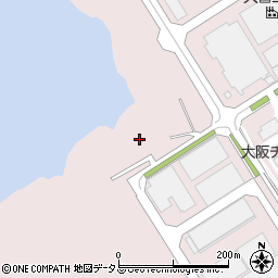 阪南港周辺の地図