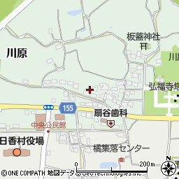 奈良県高市郡明日香村川原周辺の地図