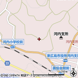 広島県東広島市河内町中河内1107周辺の地図