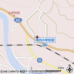 広島県東広島市河内町中河内1024周辺の地図