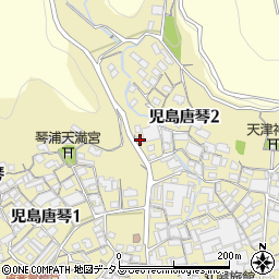 プレジール唐琴周辺の地図