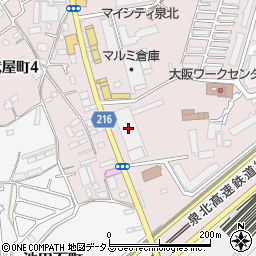 佐川急便株式会社　南大阪営業所周辺の地図