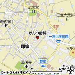 元津歯科周辺の地図