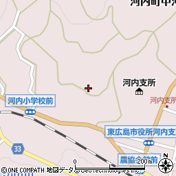 広島県東広島市河内町中河内1108周辺の地図