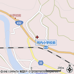 広島県東広島市河内町中河内1023周辺の地図