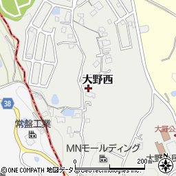 大阪府大阪狭山市大野西879周辺の地図