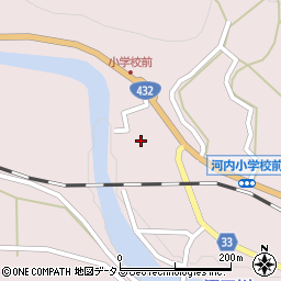 広島県東広島市河内町中河内966周辺の地図