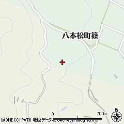 広島県東広島市八本松町篠751周辺の地図