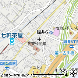 広交タクシー周辺の地図