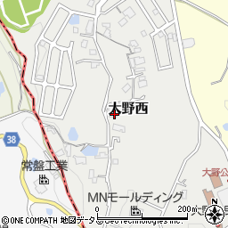 大阪府大阪狭山市大野西880周辺の地図