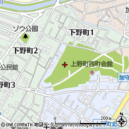 南川花店周辺の地図