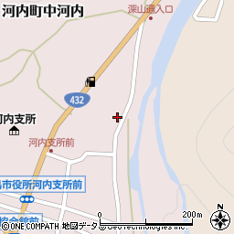 広島県東広島市河内町中河内1357周辺の地図