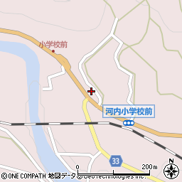 広島県東広島市河内町中河内956周辺の地図