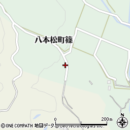 広島県東広島市八本松町篠807周辺の地図