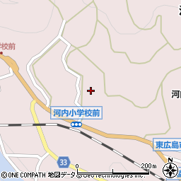 広島県東広島市河内町中河内1054周辺の地図