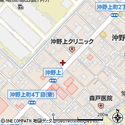 アシスト２４　福山沖野上店周辺の地図