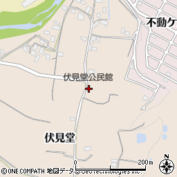 大阪府富田林市伏見堂458-2周辺の地図