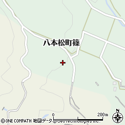 広島県東広島市八本松町篠747周辺の地図