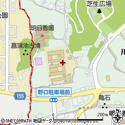 奈良県立明日香養護学校周辺の地図