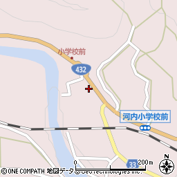 広島県東広島市河内町中河内964周辺の地図