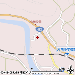 広島県東広島市河内町中河内975周辺の地図