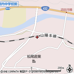 広島県東広島市河内町中河内88周辺の地図