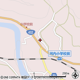 広島県東広島市河内町中河内957周辺の地図