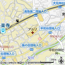 もみじ銀行アルゾ高取店 ＡＴＭ周辺の地図