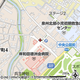 アイン薬局　岸和田春木店周辺の地図