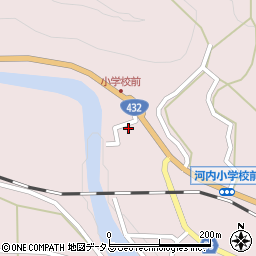 広島県東広島市河内町中河内976周辺の地図