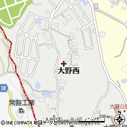 大阪府大阪狭山市大野西900周辺の地図