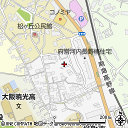 大阪府河内長野市楠町東1644-7周辺の地図