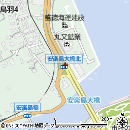 赤崎神社前周辺の地図